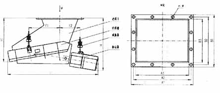 電磁振動(dòng)給料機(jī)外形尺寸