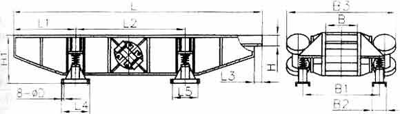 電機(jī)振動輸送機(jī)外形尺寸